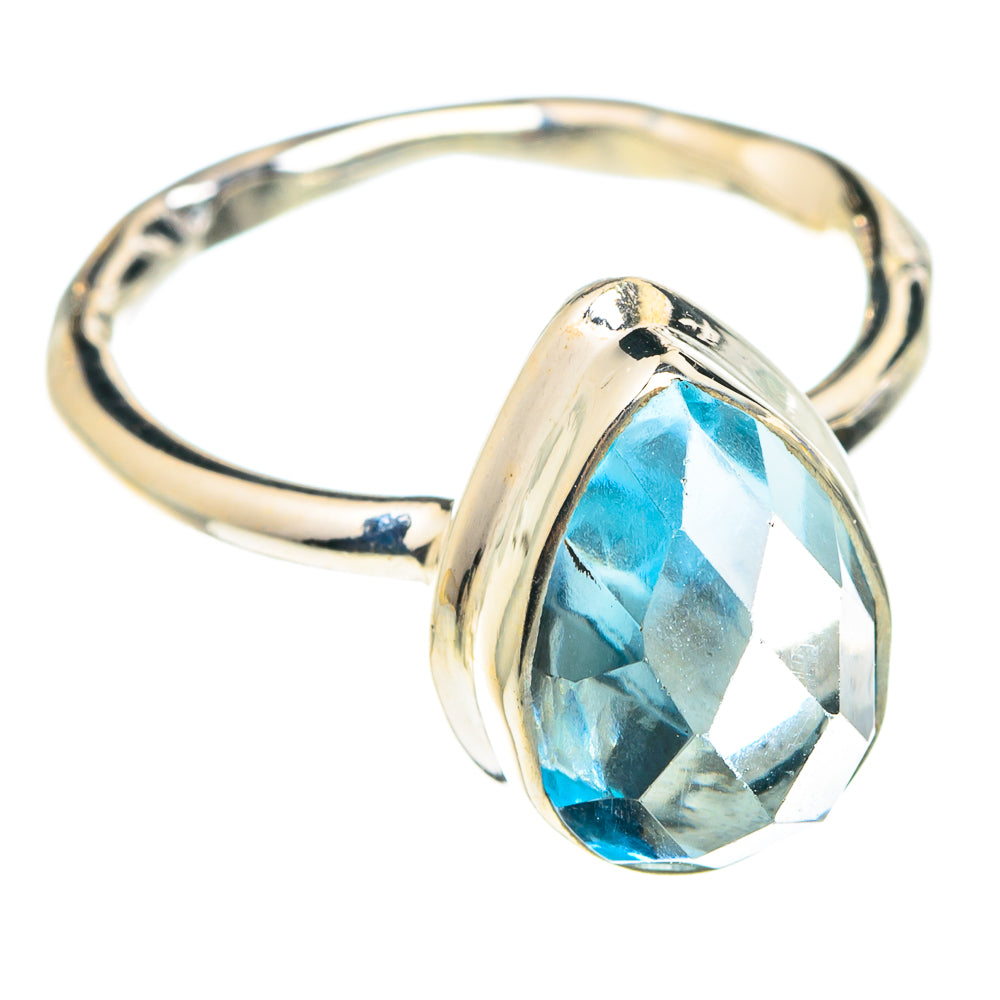 Blue Topaz Rings handcrafted by Anasilvercos - RING75367