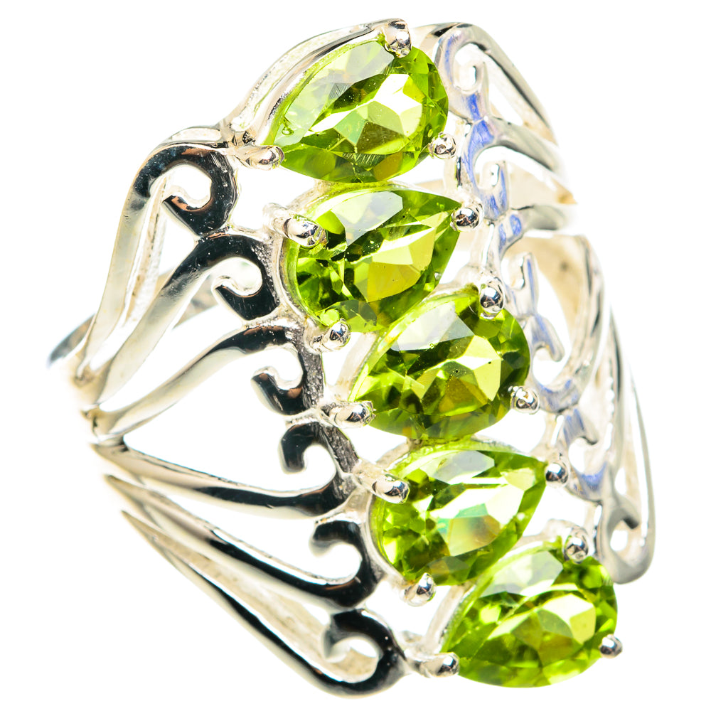 Peridot Rings handcrafted by Anasilvercos - RING75371