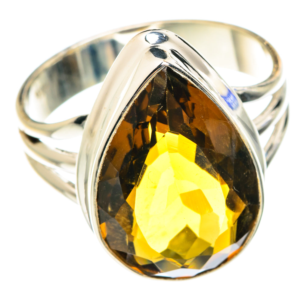 Mandarin Citrine Rings handcrafted by Anasilvercos - RING75373
