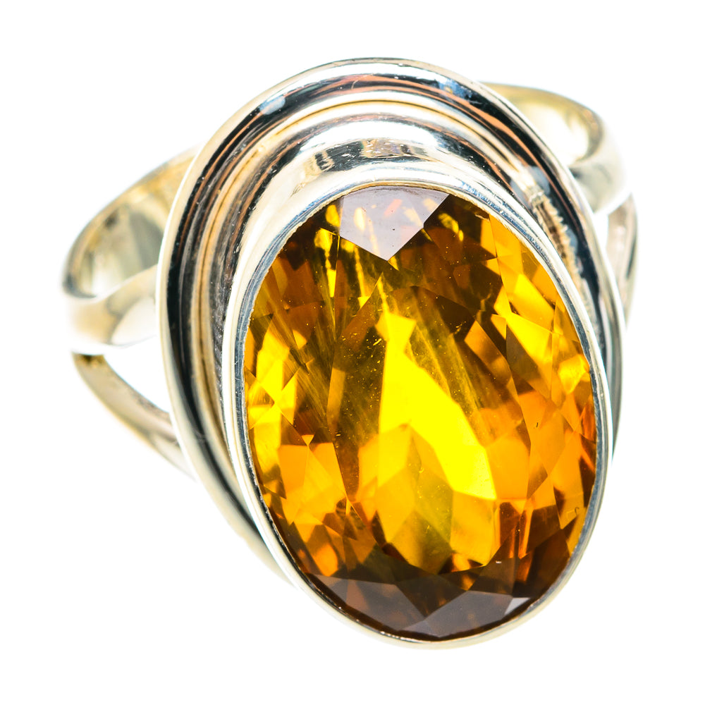 Mandarin Citrine Rings handcrafted by Anasilvercos - RING75375