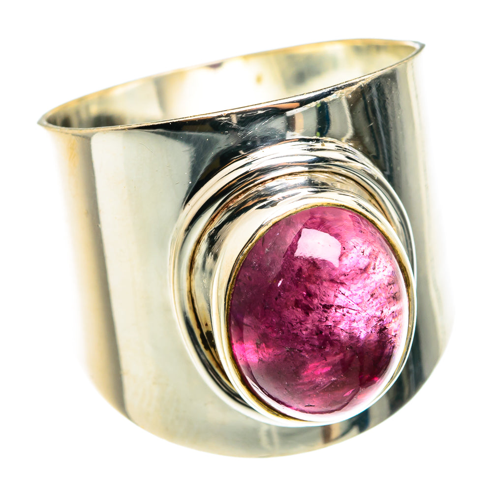 Pink Tourmaline Rings handcrafted by Anasilvercos - RING75378