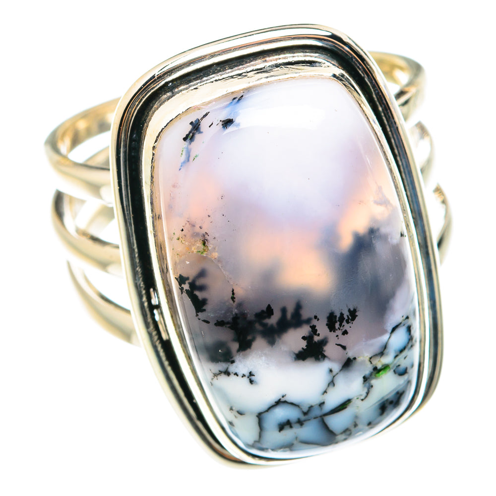 Dendritic Opal Rings handcrafted by Anasilvercos - RING75388