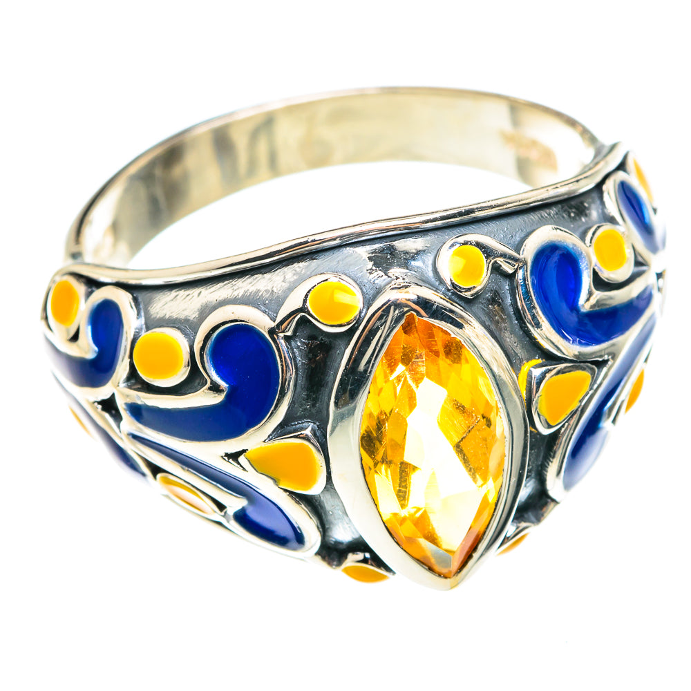Mandarin Citrine Rings handcrafted by Anasilvercos - RING75394