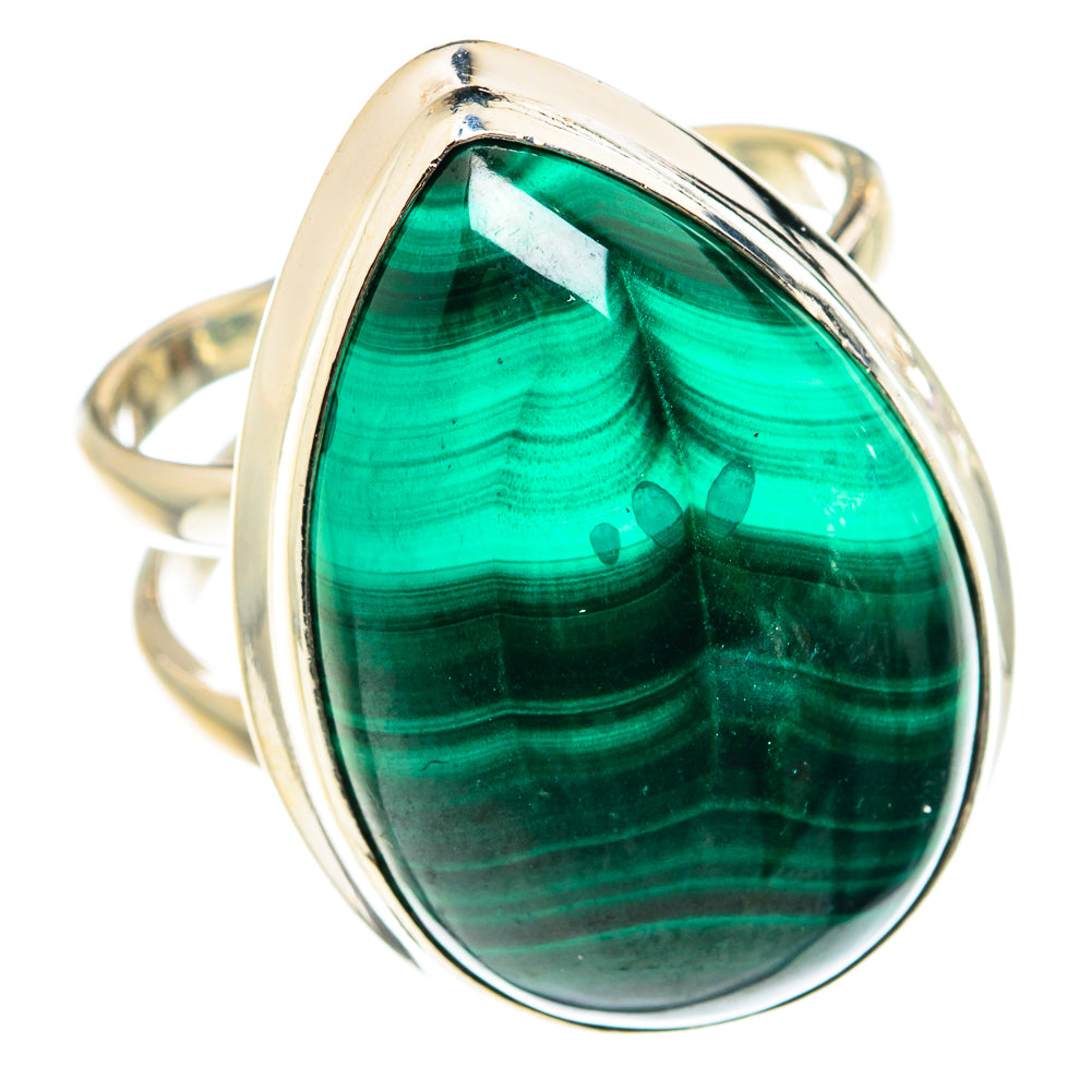 Malachite Rings handcrafted by Anasilvercos - RING75408