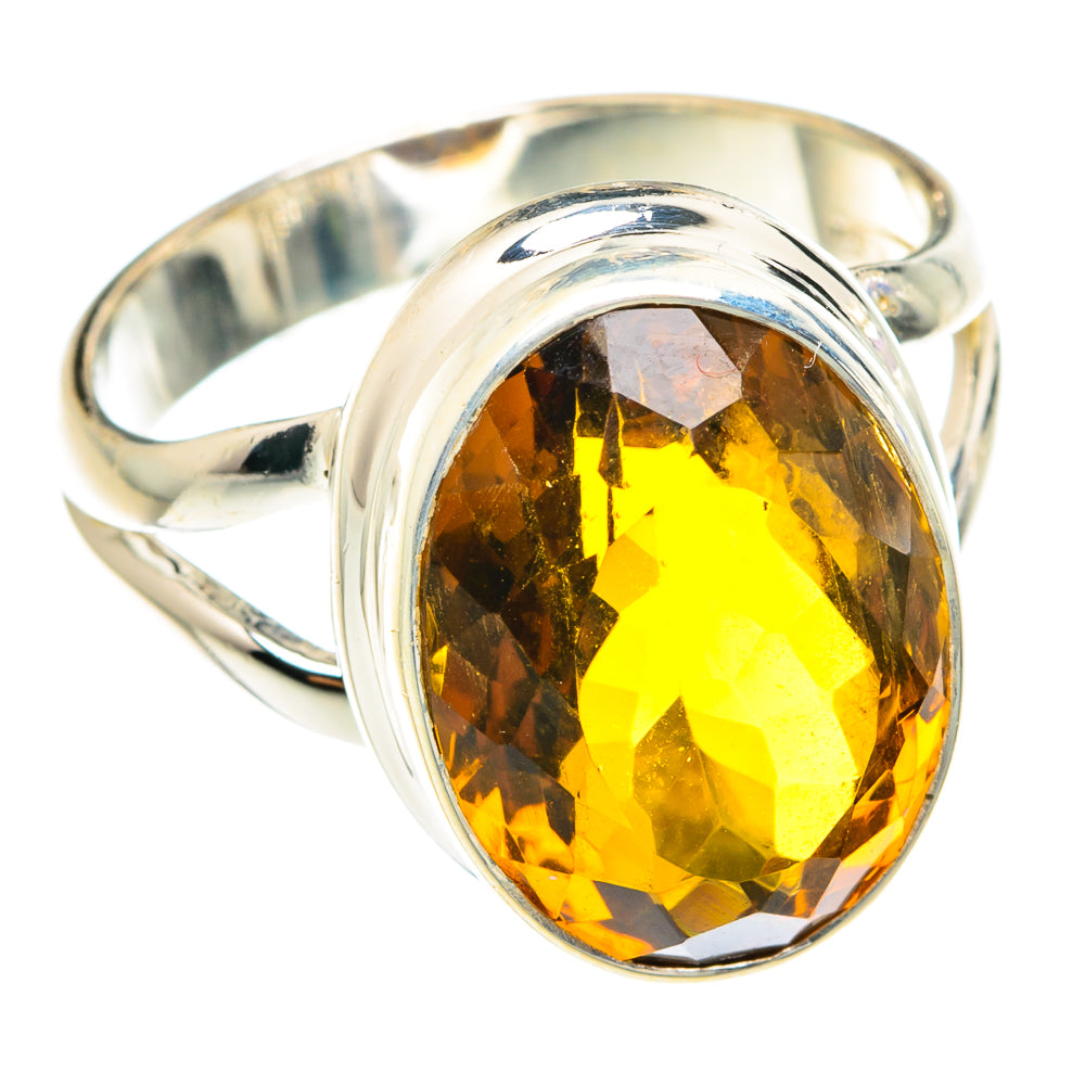 Mandarin Citrine Rings handcrafted by Anasilvercos - RING75409