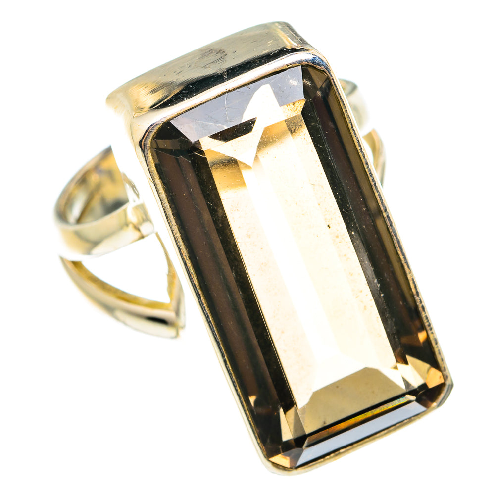 Smoky Quartz Rings handcrafted by Anasilvercos - RING75410