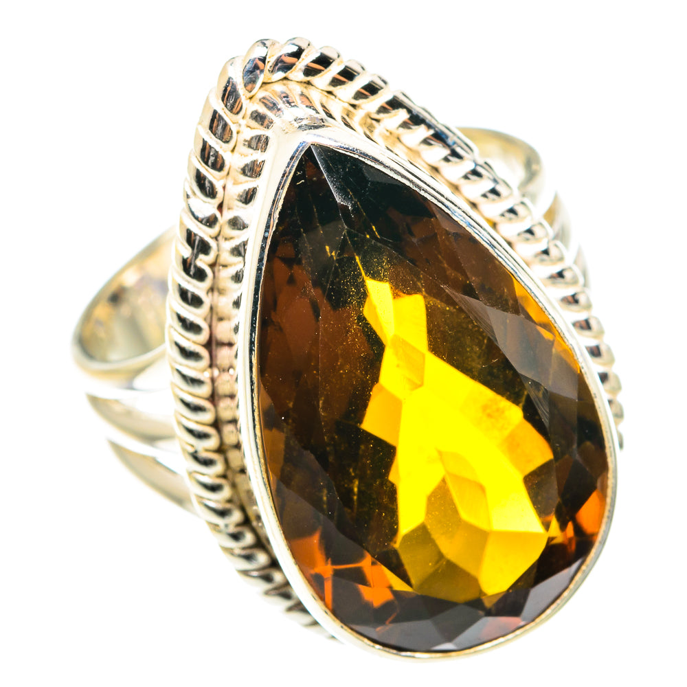 Mandarin Citrine Rings handcrafted by Anasilvercos - RING75411