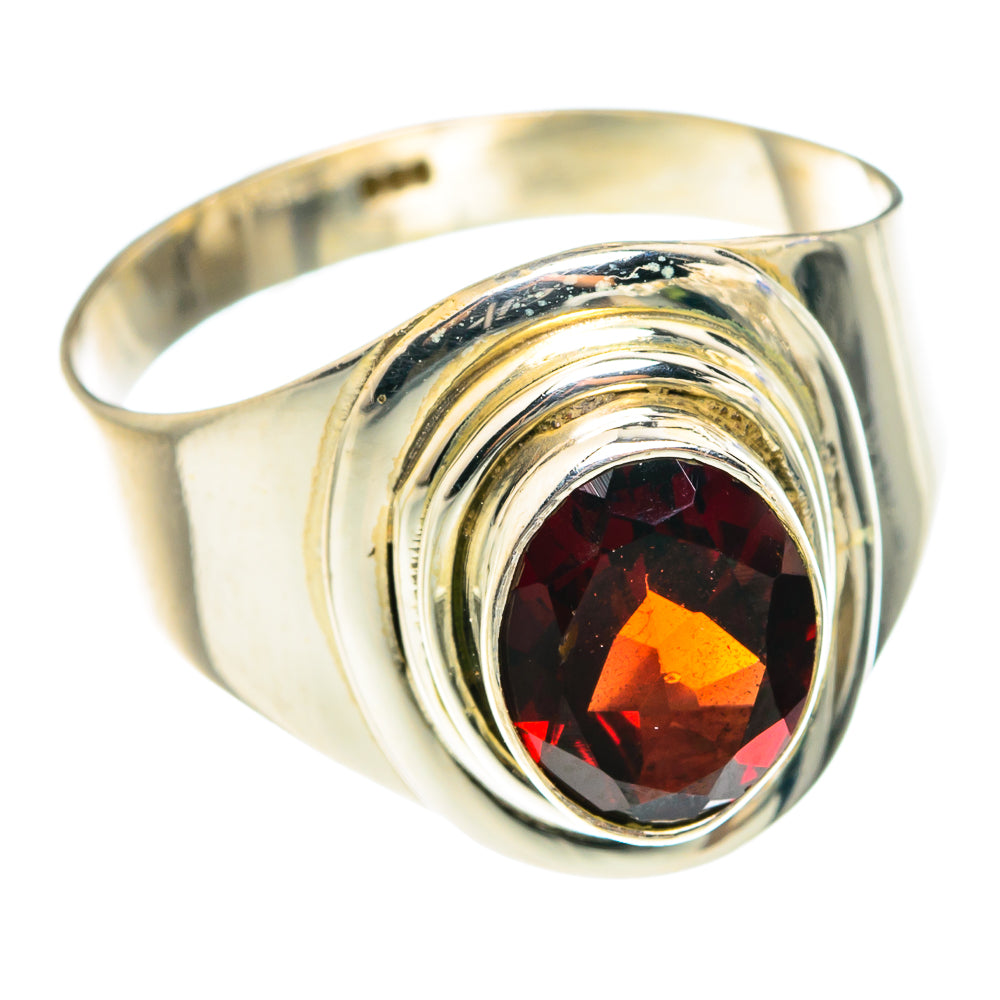 Garnet Rings handcrafted by Anasilvercos - RING75417