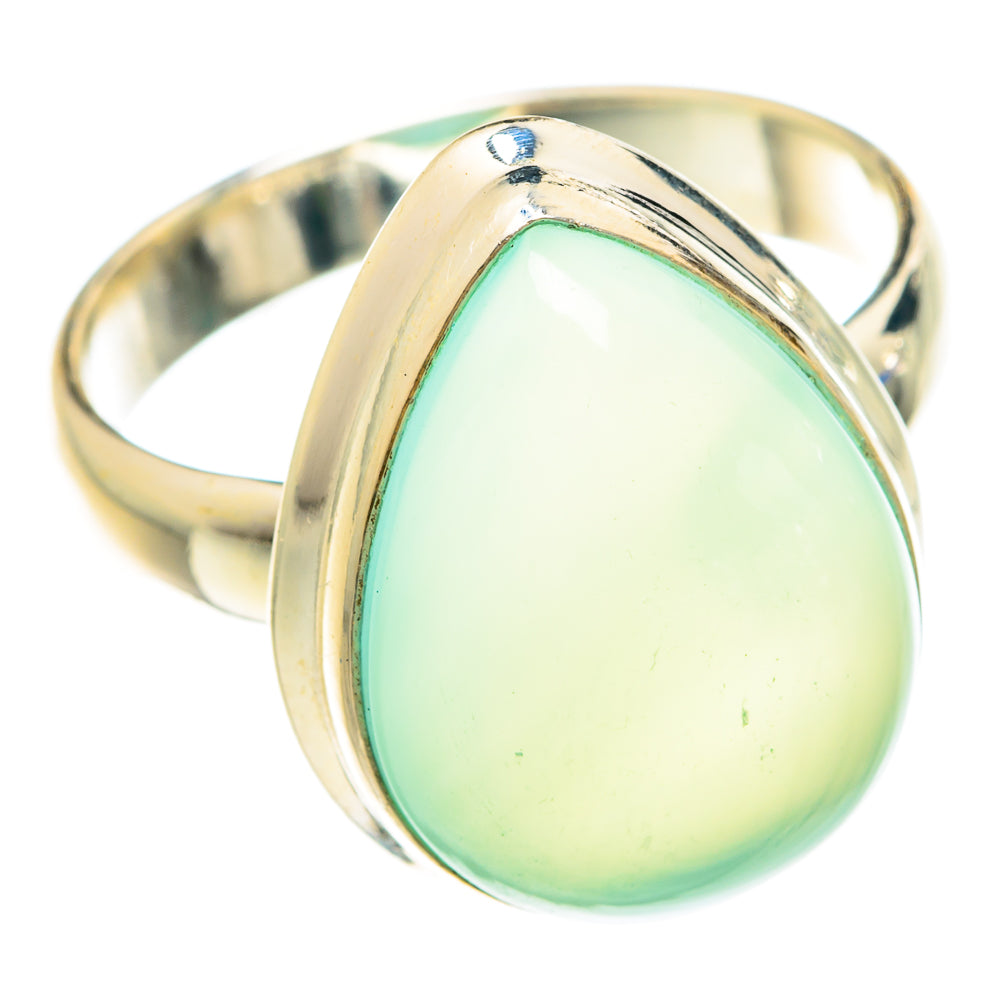Aqua Chalcedony Rings handcrafted by Anasilvercos - RING75434