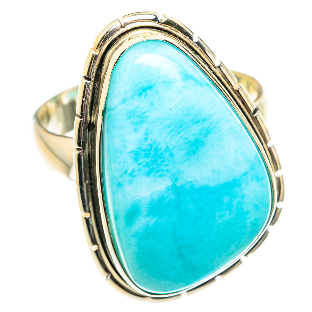 Larimar Rings handcrafted by Anasilvercos - RING75437