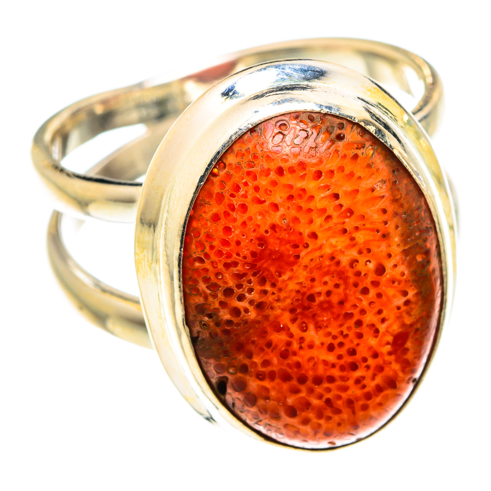 Sponge Coral Rings handcrafted by Anasilvercos - RING75448