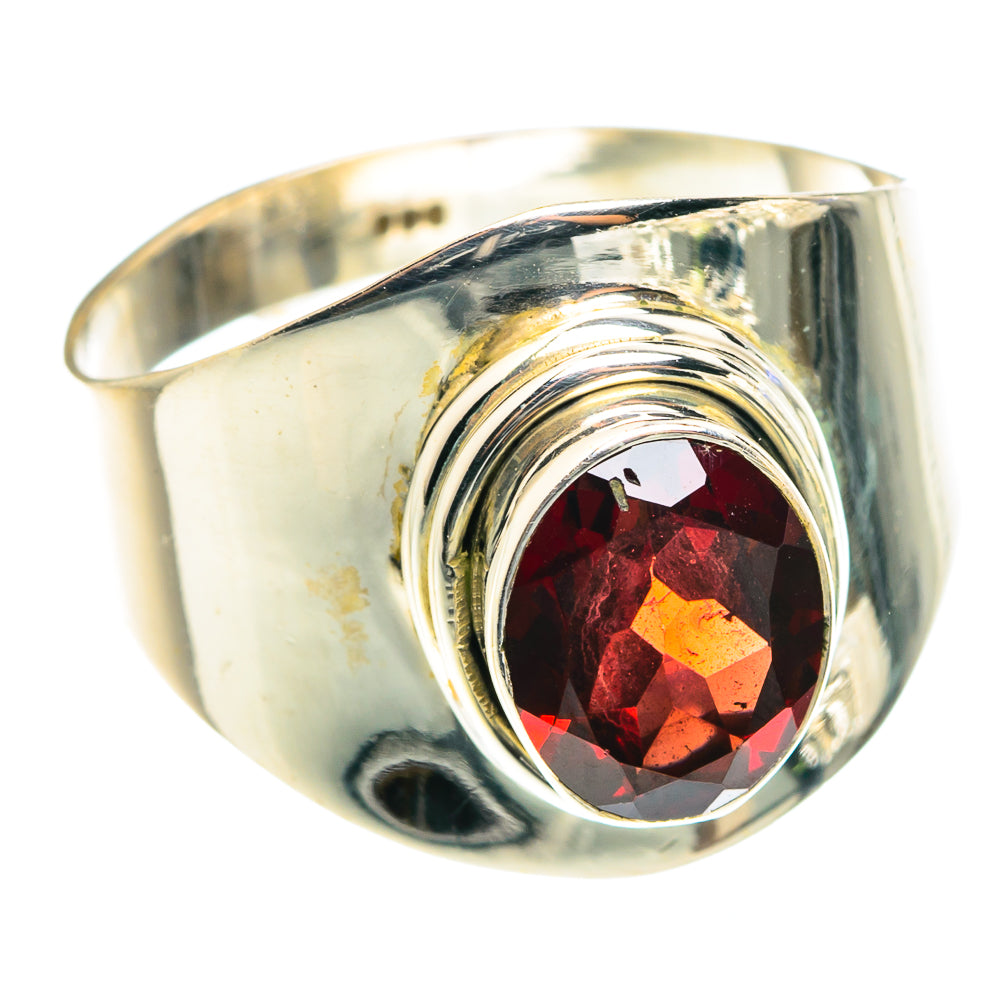 Garnet Rings handcrafted by Anasilvercos - RING75452