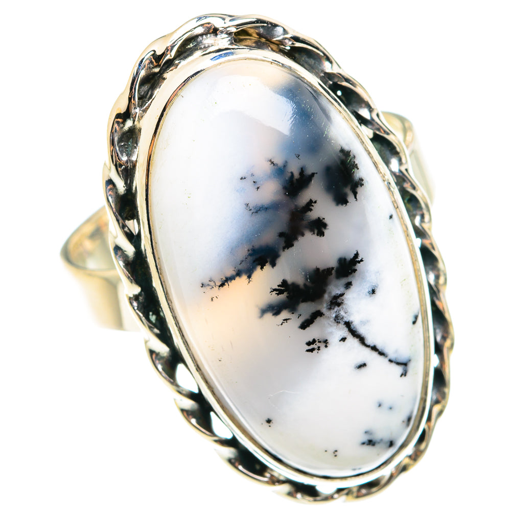 Dendritic Opal Rings handcrafted by Anasilvercos - RING75459