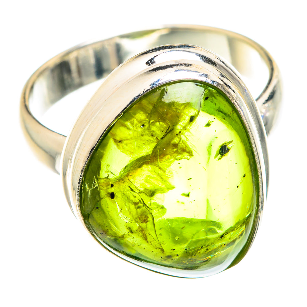 Peridot Rings handcrafted by Anasilvercos - RING75475