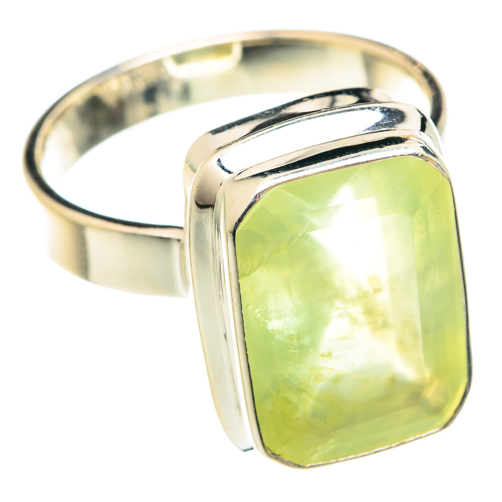 Prehnite Rings handcrafted by Anasilvercos - RING75477