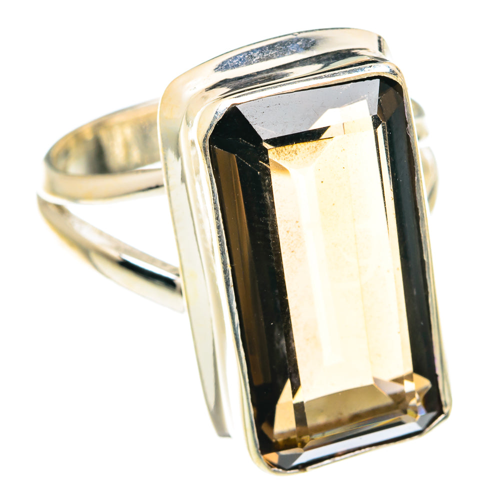 Smoky Quartz Rings handcrafted by Anasilvercos - RING75478