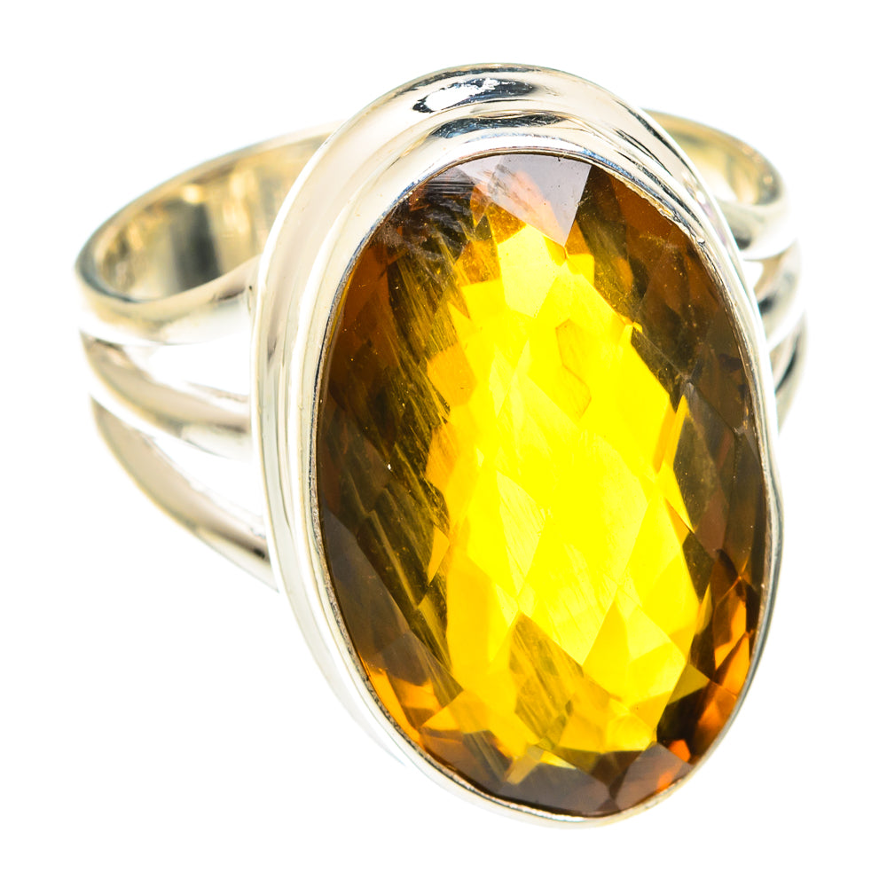 Mandarin Citrine Rings handcrafted by Anasilvercos - RING75480