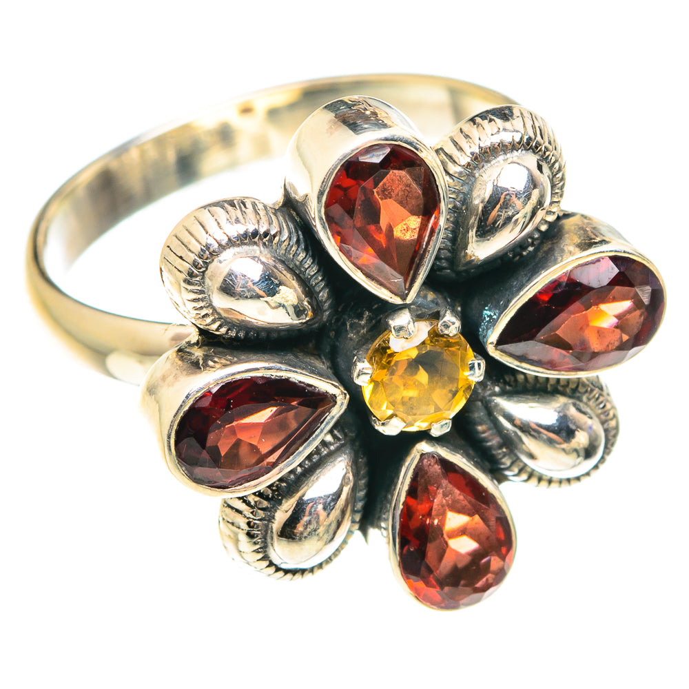 Garnet Rings handcrafted by Anasilvercos - RING75486