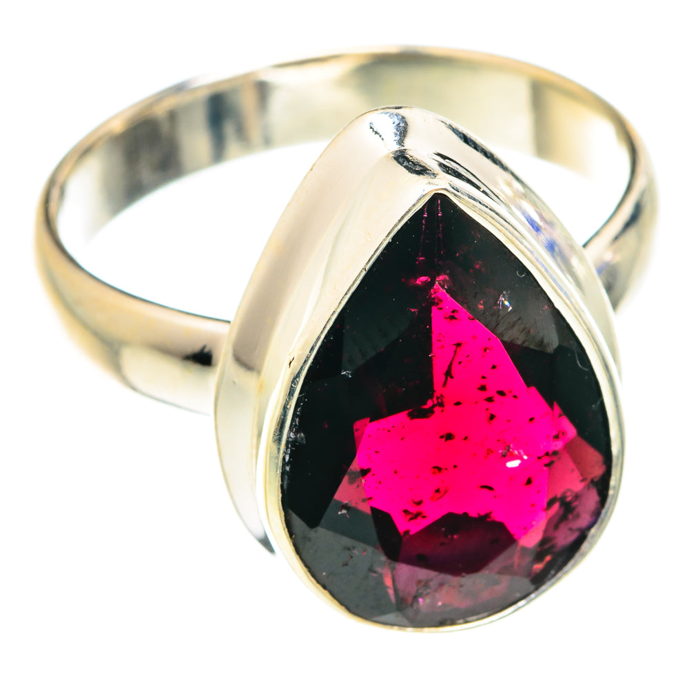Garnet Rings handcrafted by Anasilvercos - RING75487