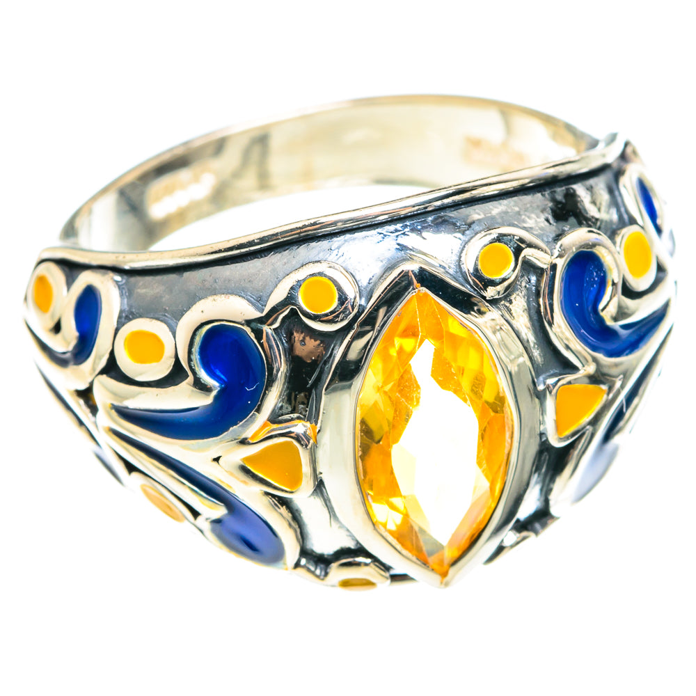 Citrine Rings handcrafted by Anasilvercos - RING75497