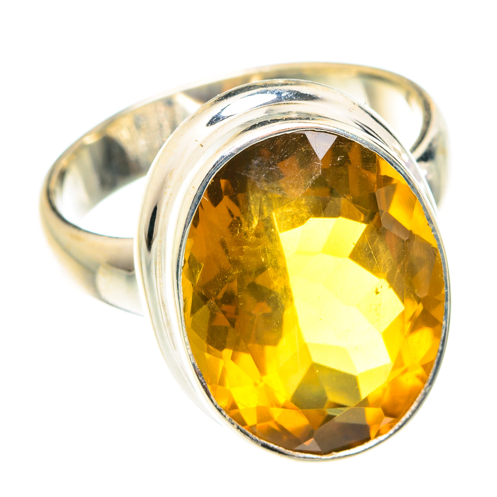 Mandarin Citrine Rings handcrafted by Anasilvercos - RING75516