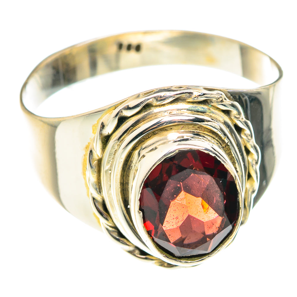 Garnet Rings handcrafted by Anasilvercos - RING75519