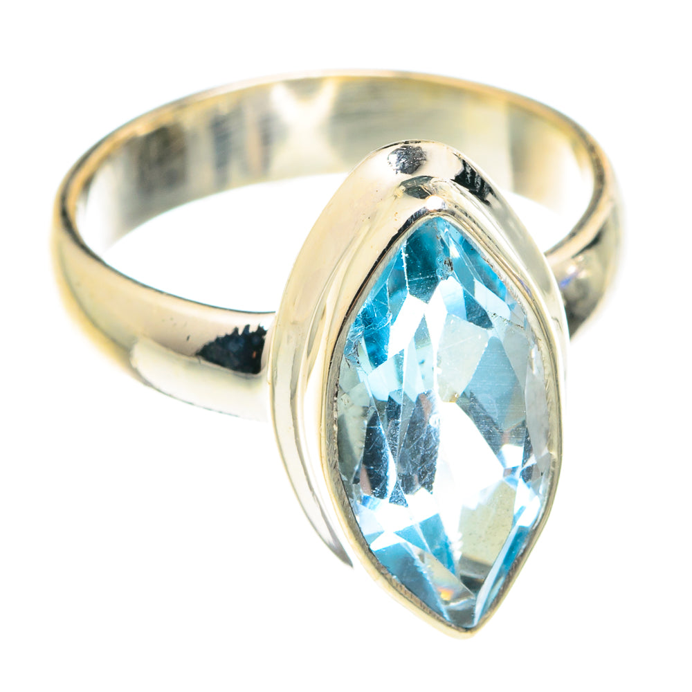 Blue Topaz Rings handcrafted by Anasilvercos - RING75536