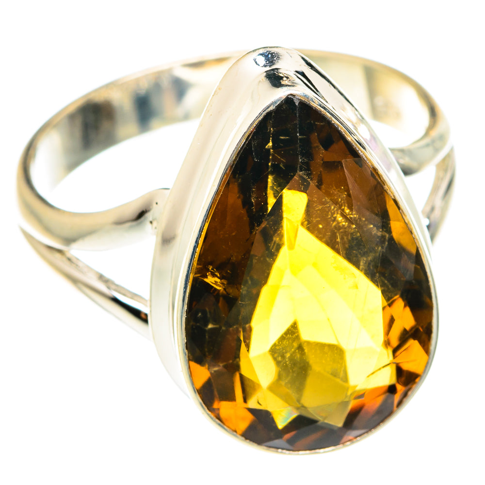 Mandarin Citrine Rings handcrafted by Anasilvercos - RING75542