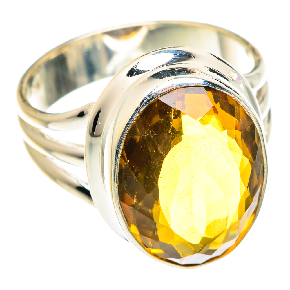 Mandarin Citrine Rings handcrafted by Anasilvercos - RING75545