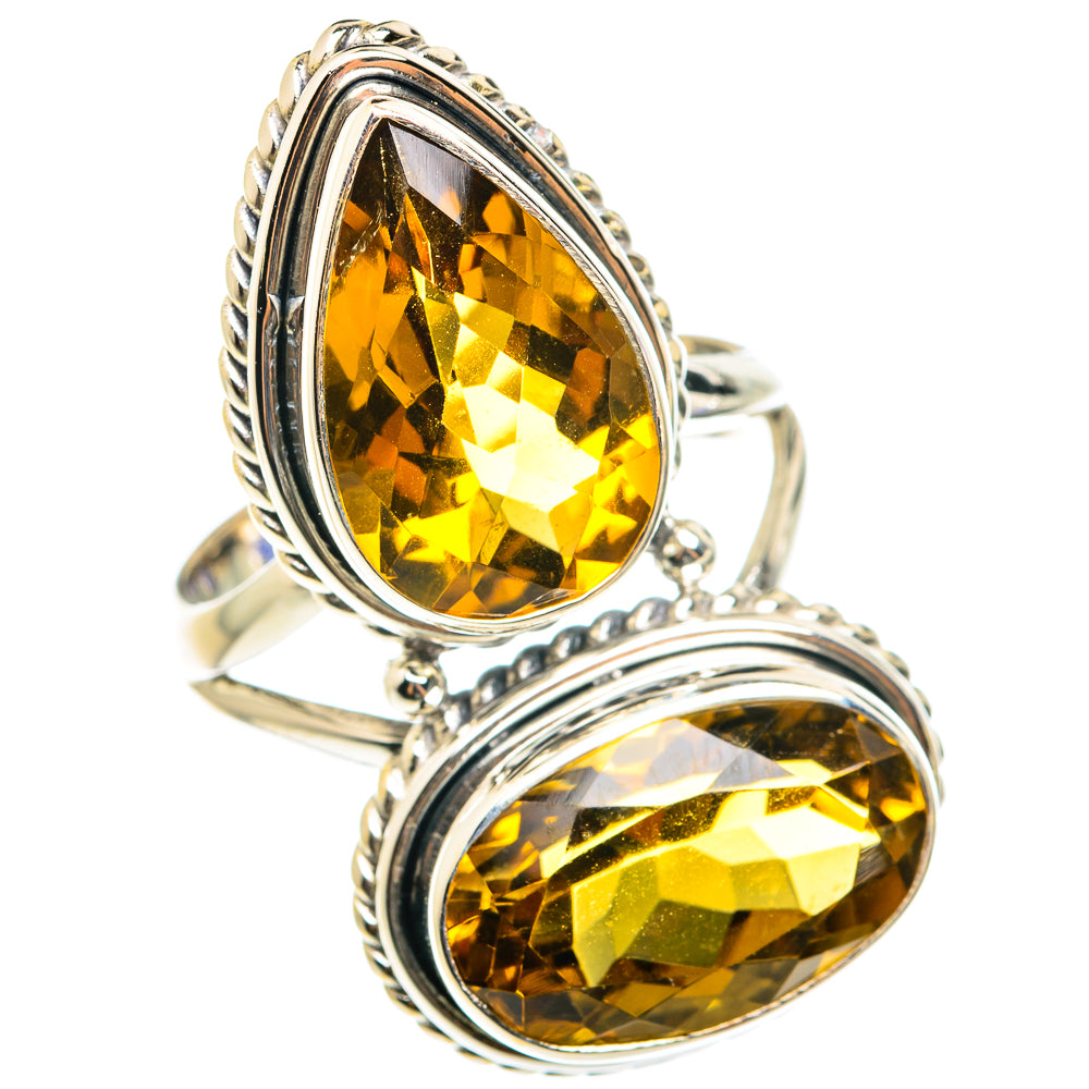 Mandarin Citrine Rings handcrafted by Anasilvercos - RING75571