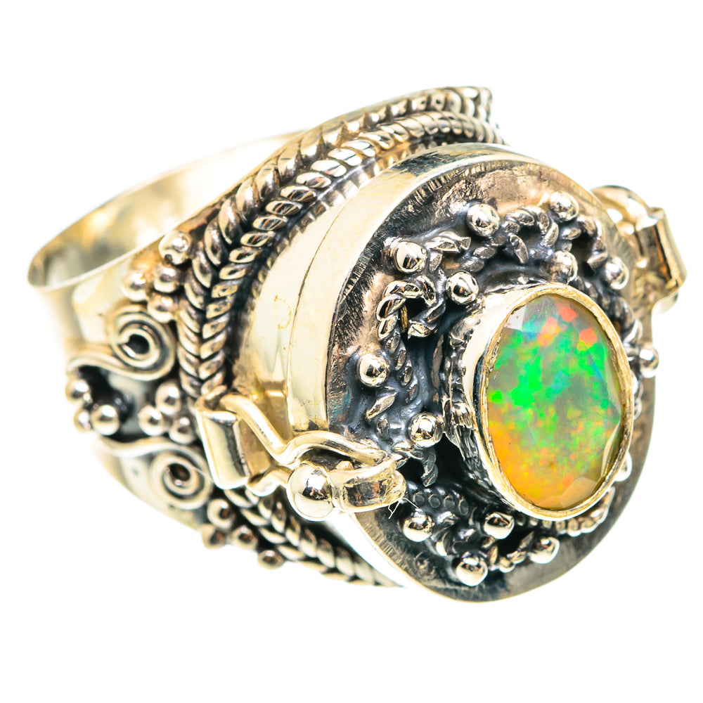 Ethiopian Opal Rings handcrafted by Anasilvercos - RING75582
