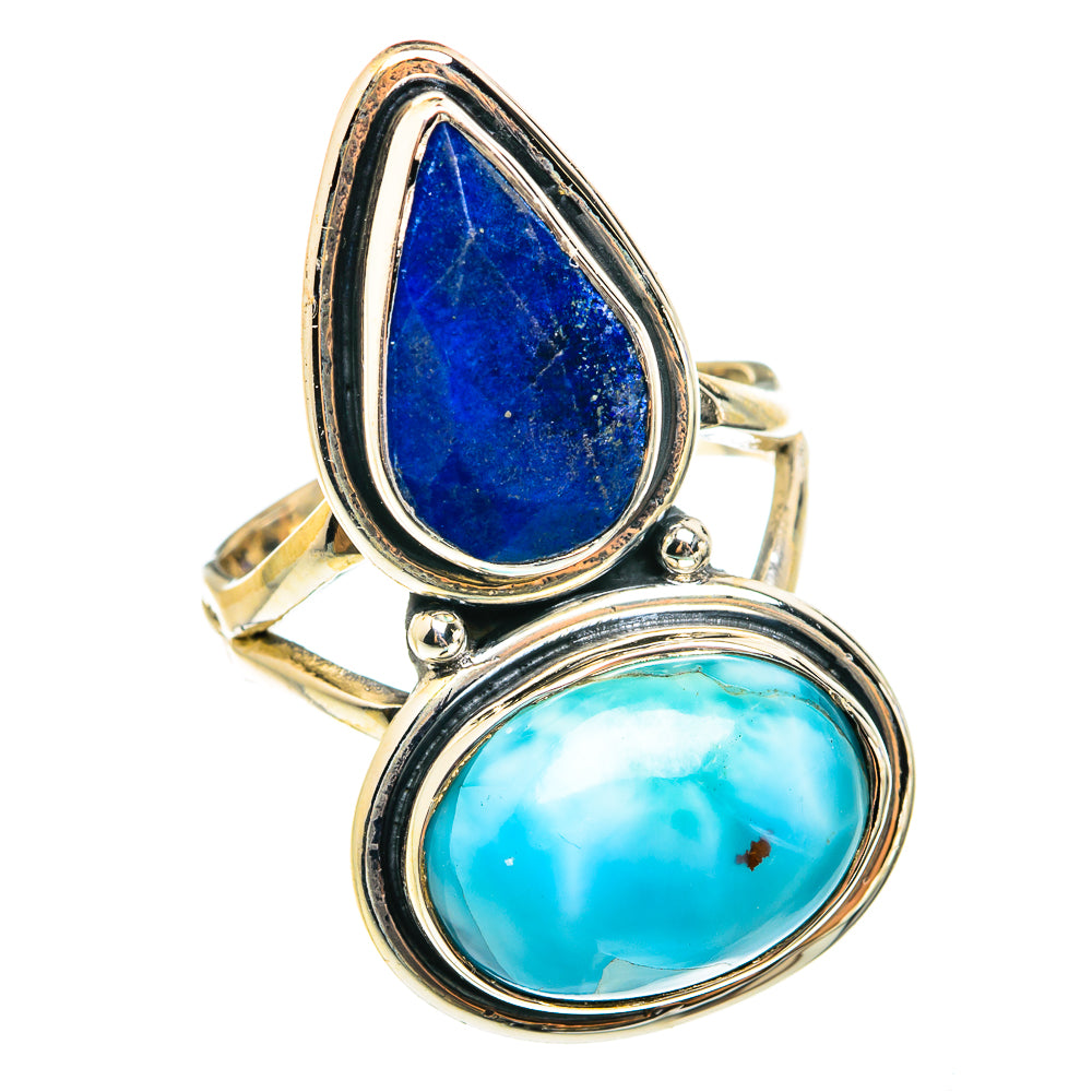 Larimar Rings handcrafted by Anasilvercos - RING75587