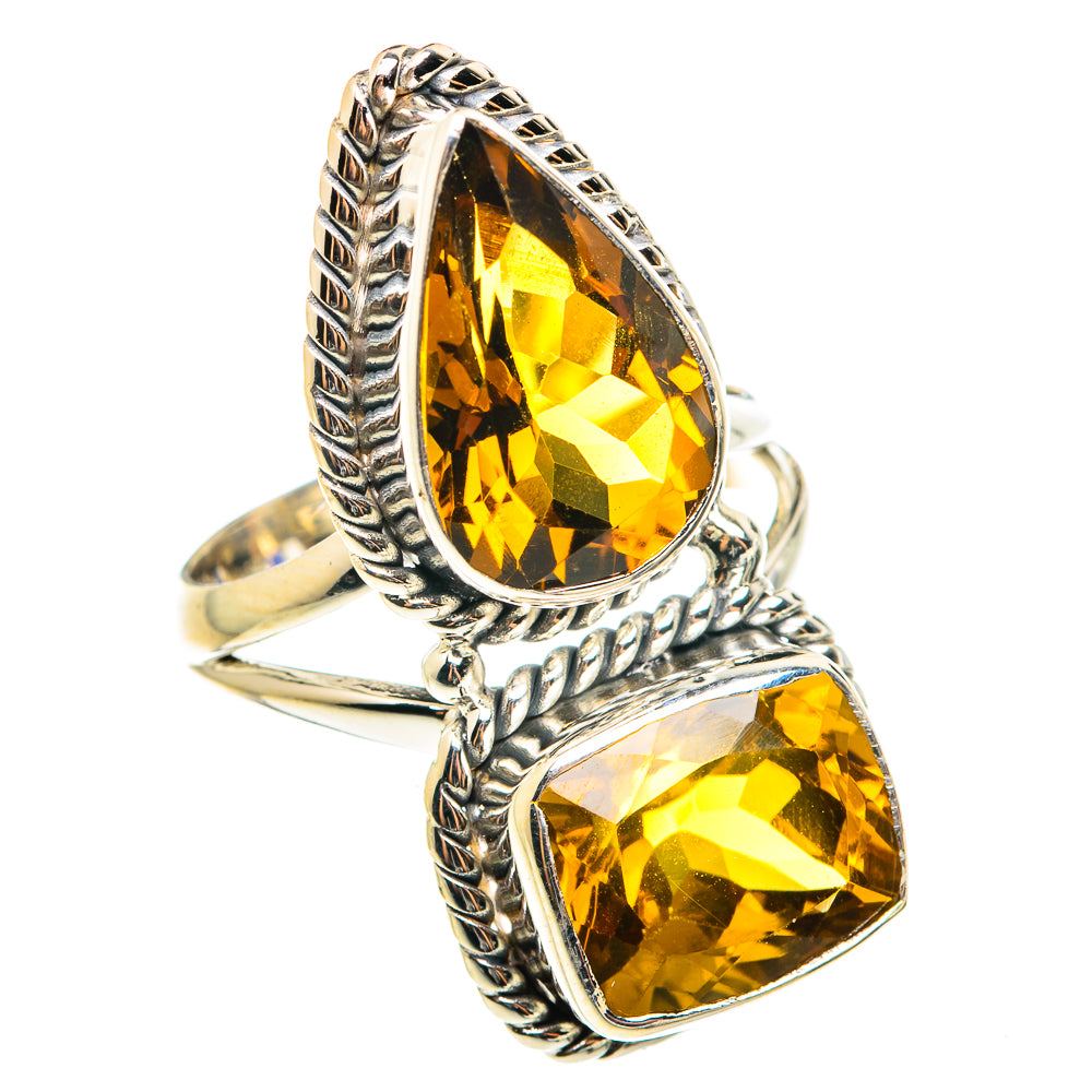 Mandarin Citrine Rings handcrafted by Anasilvercos - RING75598