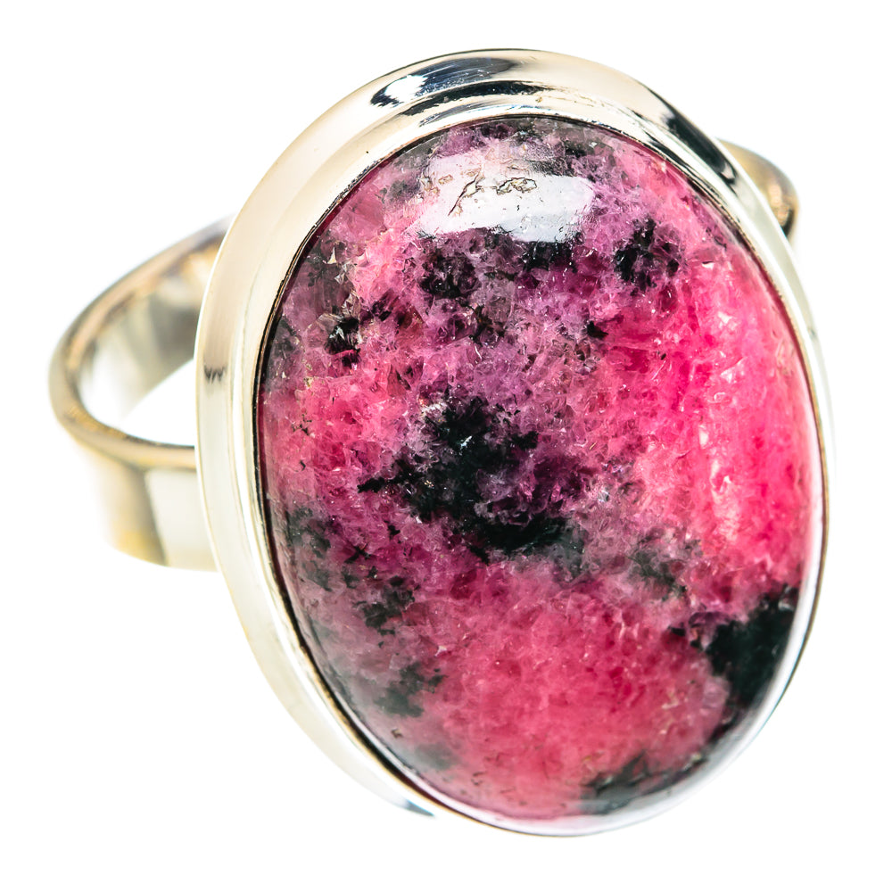Rhodonite Rings handcrafted by Anasilvercos - RING75600