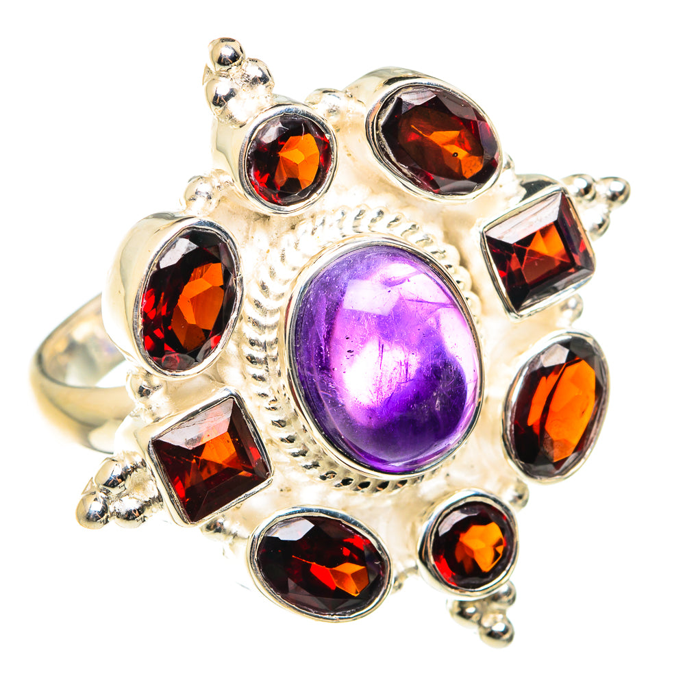 Amethyst Rings handcrafted by Anasilvercos - RING75602