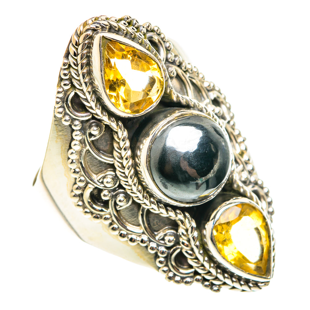 Hematite Rings handcrafted by Anasilvercos - RING75616