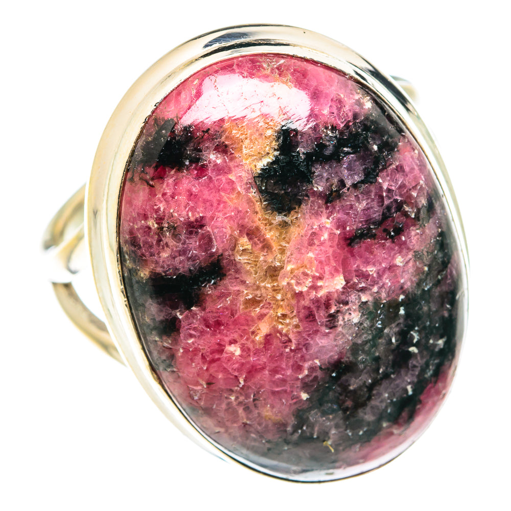 Rhodonite Rings handcrafted by Anasilvercos - RING75618