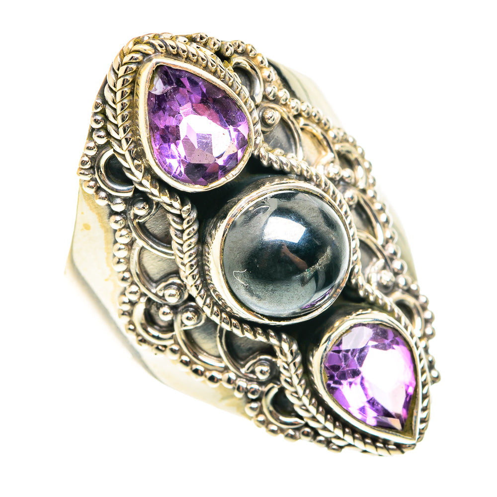 Hematite Rings handcrafted by Anasilvercos - RING75619