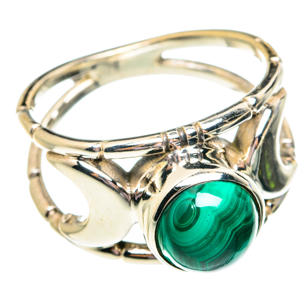 Malachite Rings handcrafted by Anasilvercos - RING75628