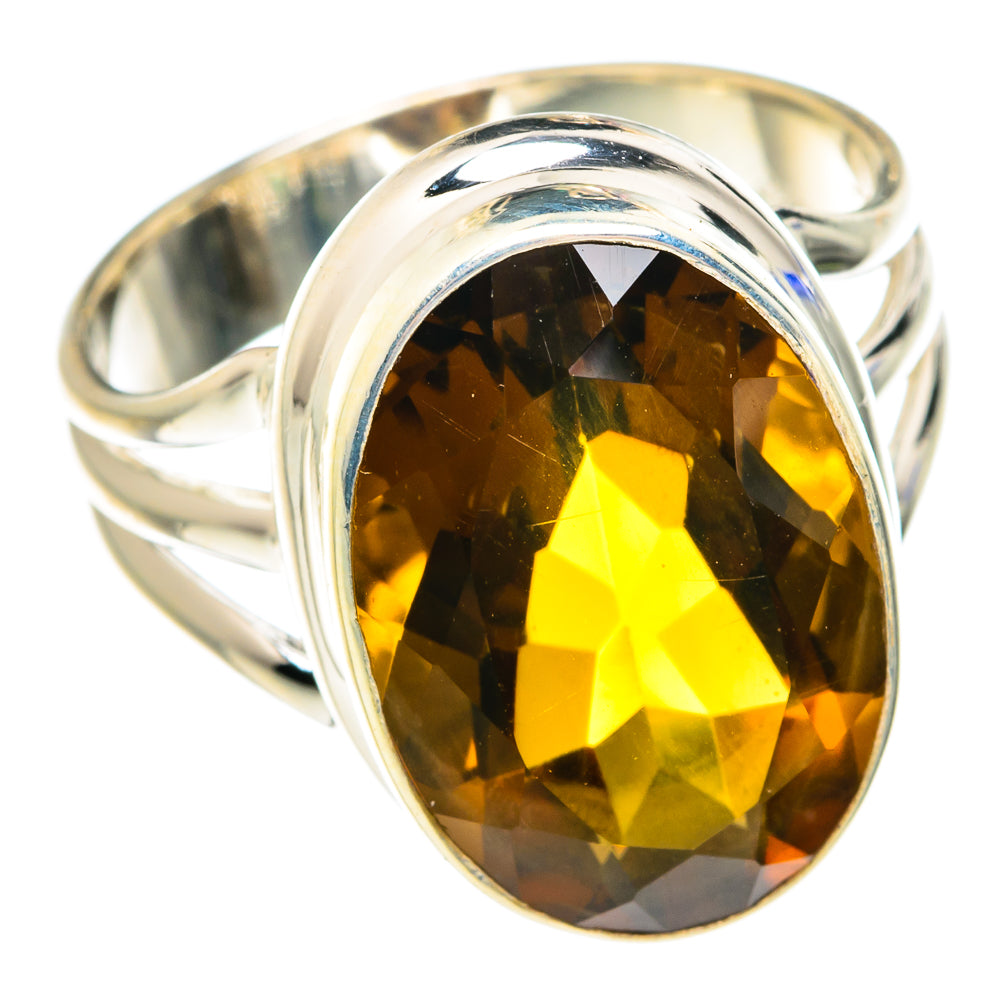Mandarin Citrine Rings handcrafted by Anasilvercos - RING75632