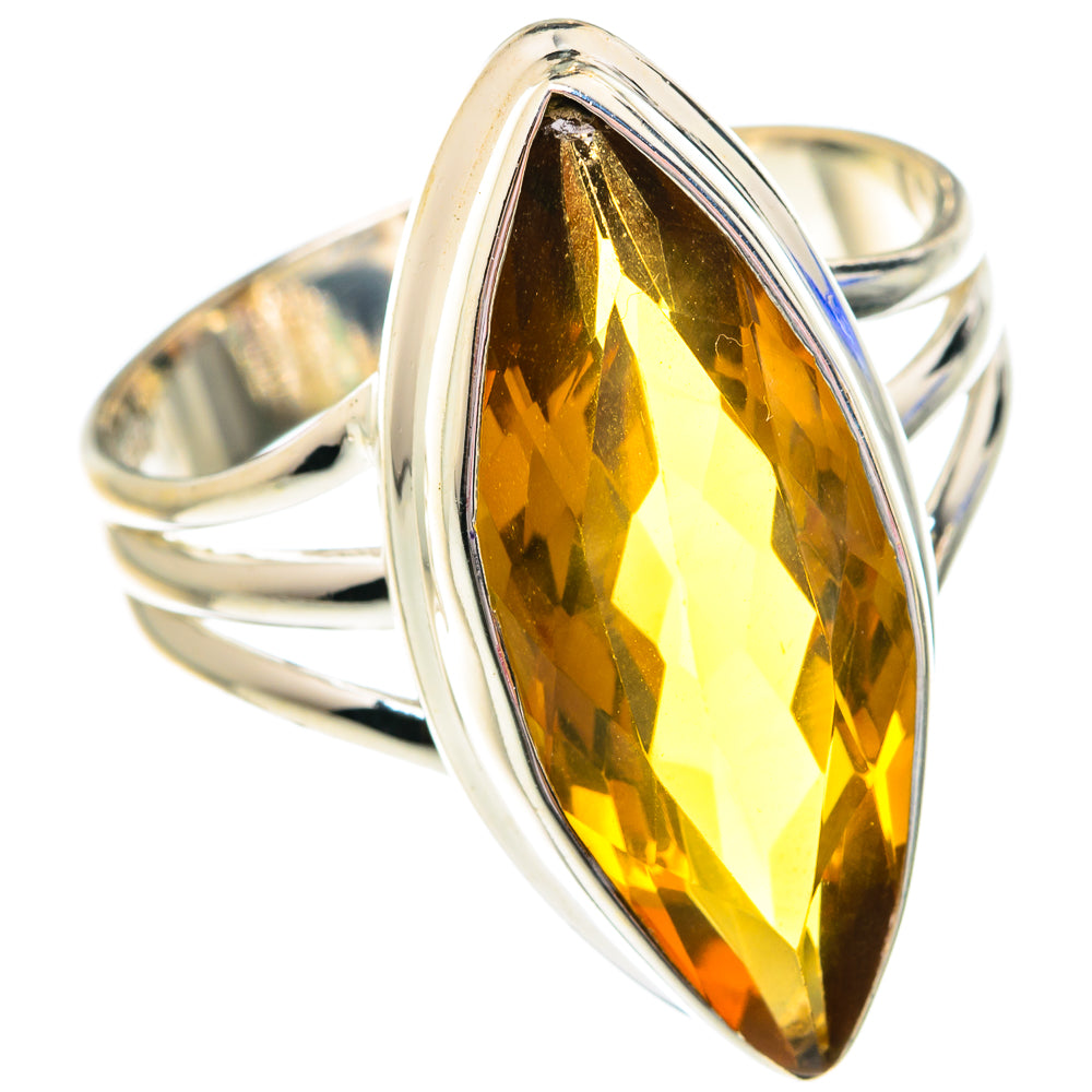 Mandarin Citrine Rings handcrafted by Anasilvercos - RING75633