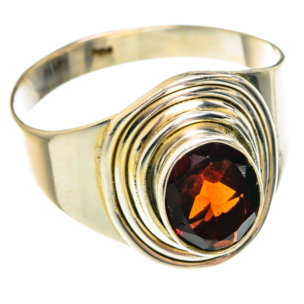 Garnet Rings handcrafted by Anasilvercos - RING75641
