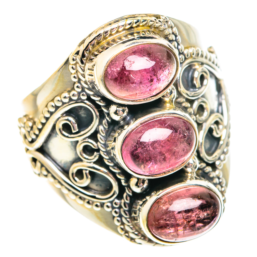 Pink Tourmaline Rings handcrafted by Anasilvercos - RING75664
