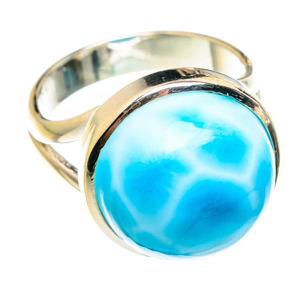 Larimar Rings handcrafted by Anasilvercos - RING75678