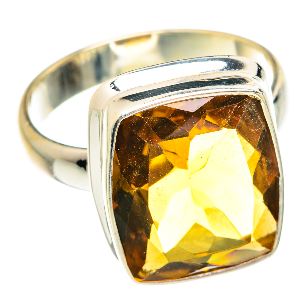 Mandarin Citrine Rings handcrafted by Anasilvercos - RING75684