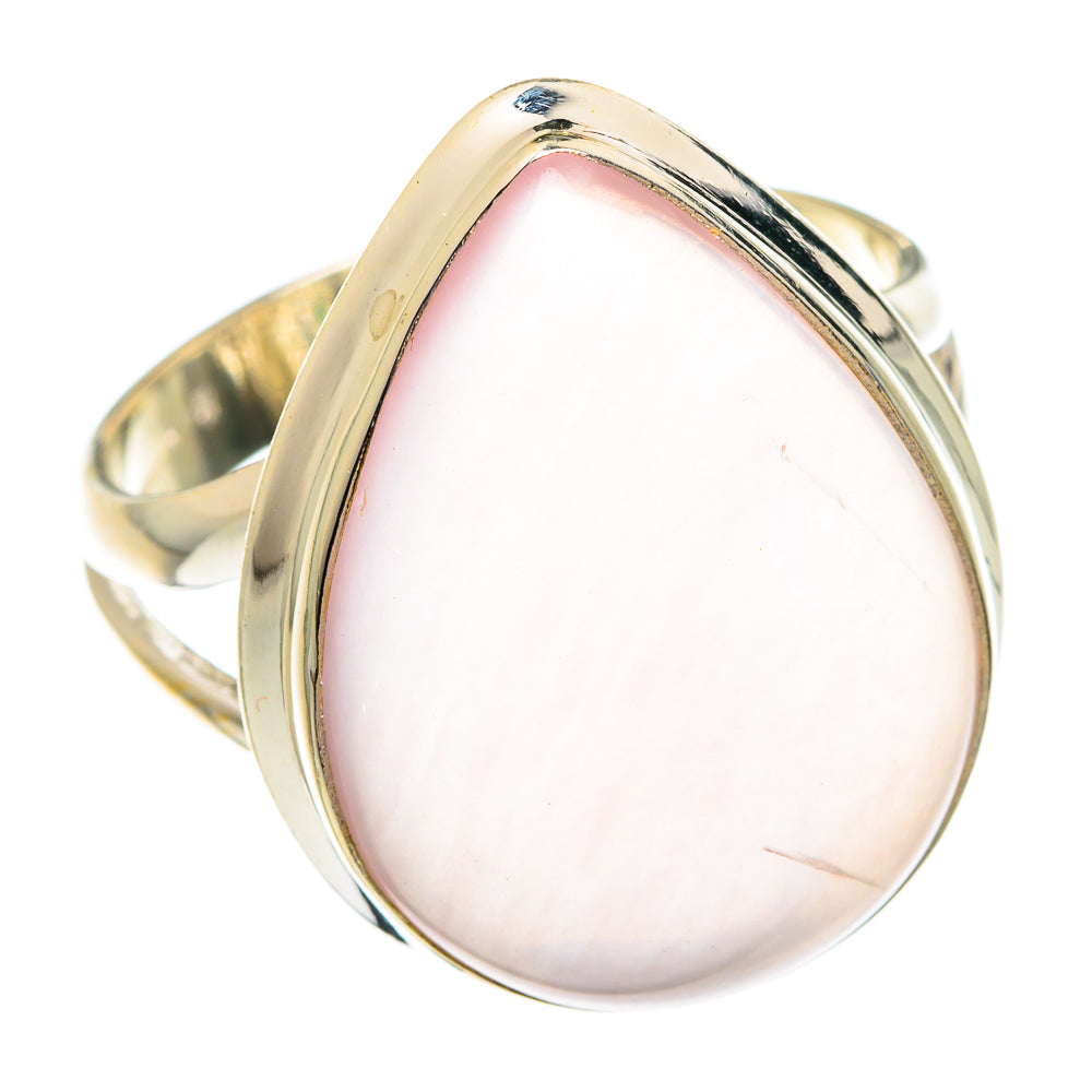 Rose Quartz Rings handcrafted by Anasilvercos - RING75686