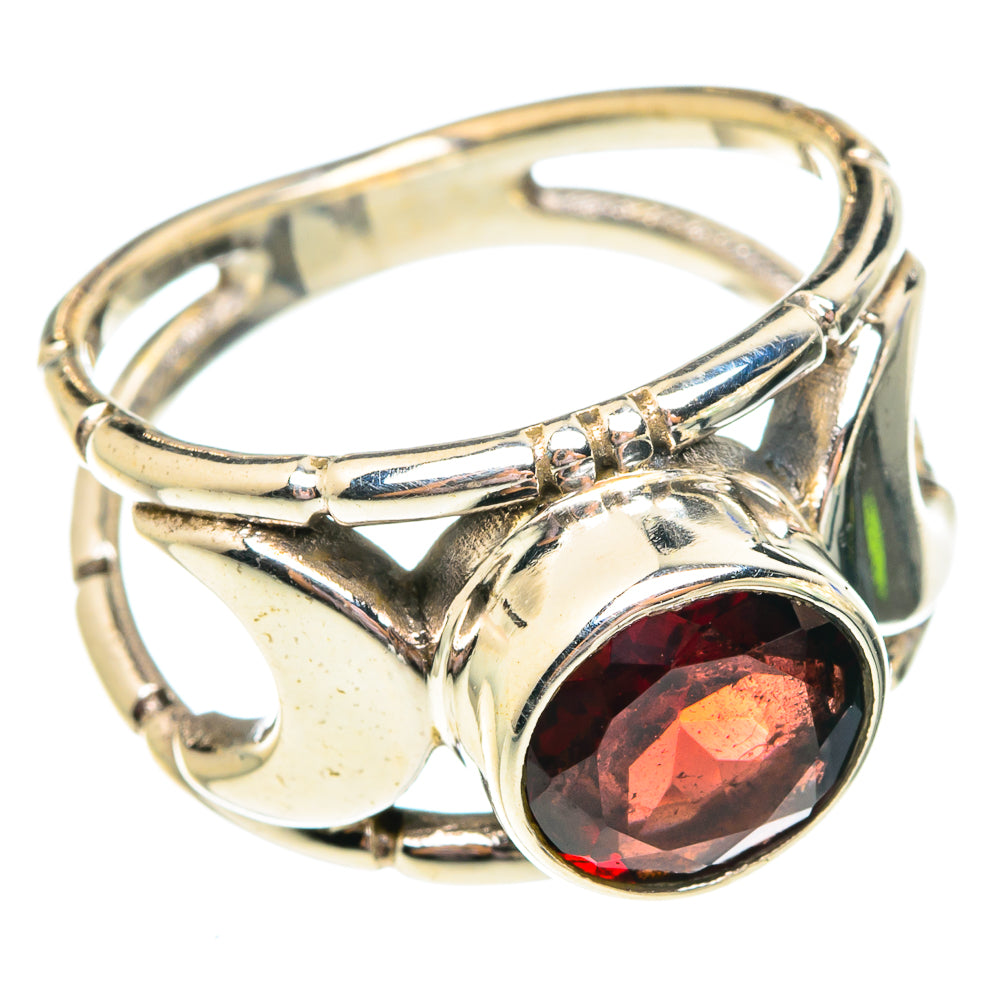 Garnet Rings handcrafted by Anasilvercos - RING75691