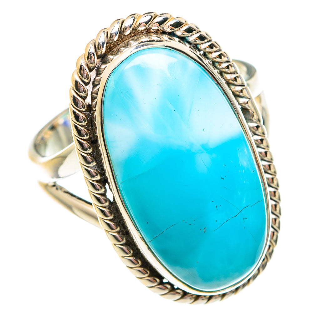 Larimar Rings handcrafted by Anasilvercos - RING75705