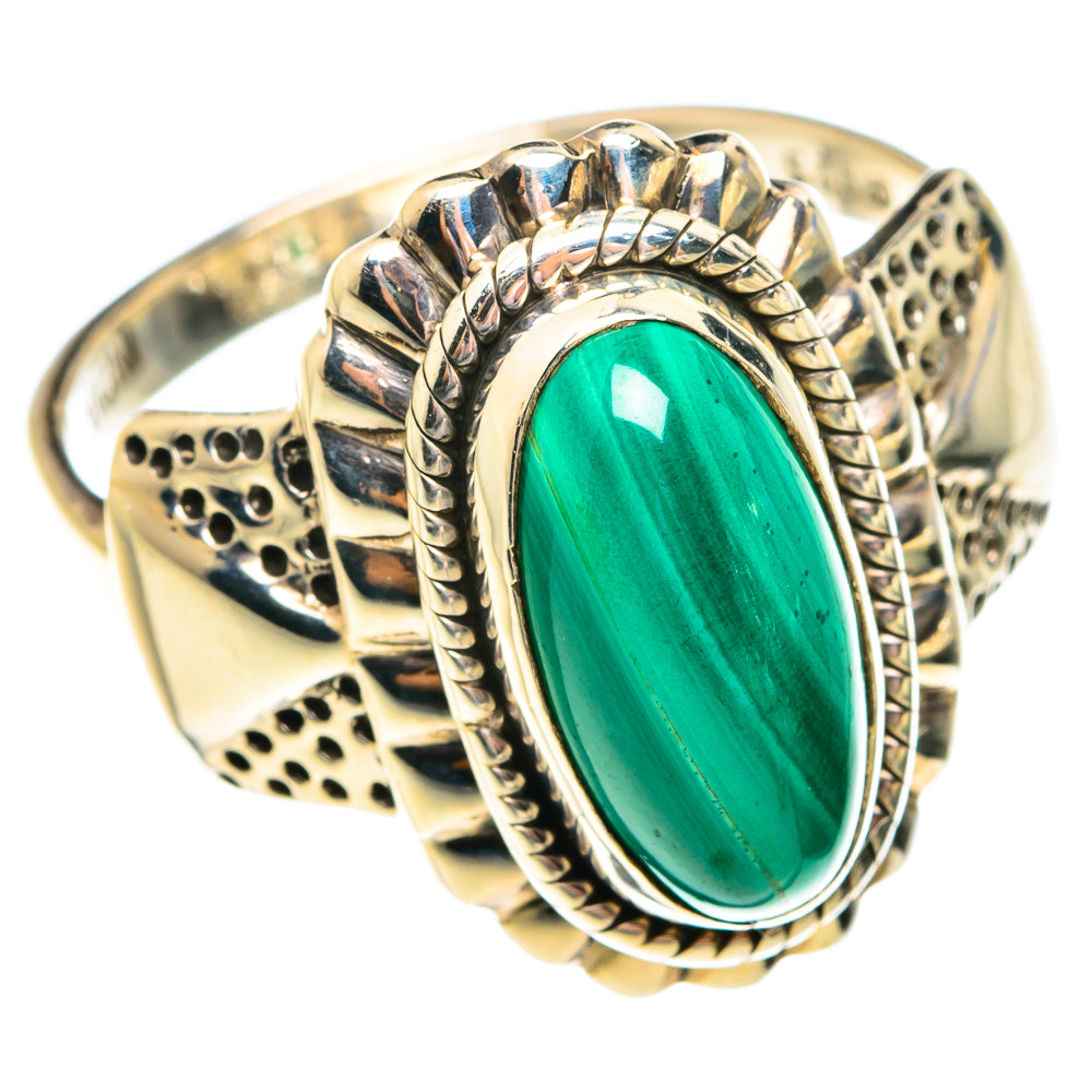 Malachite Rings handcrafted by Anasilvercos - RING75707