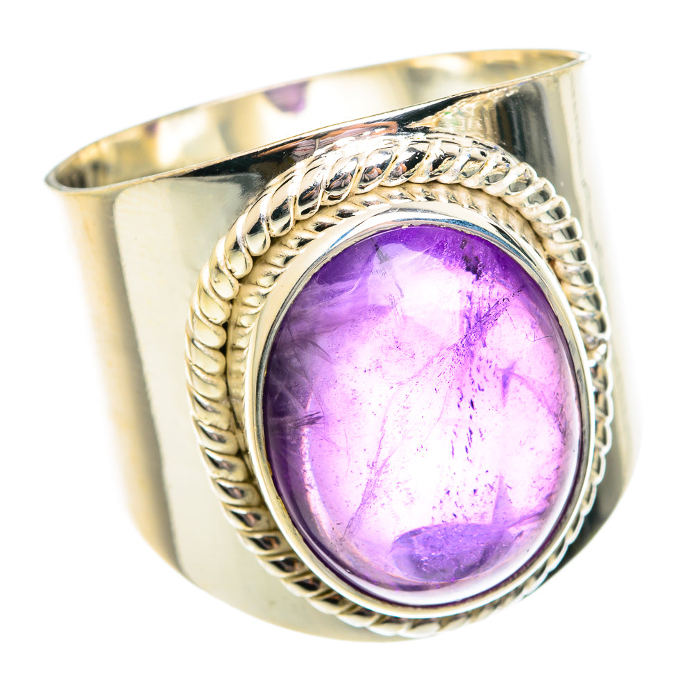 Amethyst Rings handcrafted by Anasilvercos - RING75718